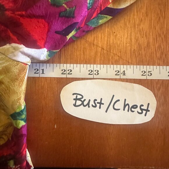 Talbots 8 Vintage Silk Blazer pink red floral flowers one button - Picture 4 of 9